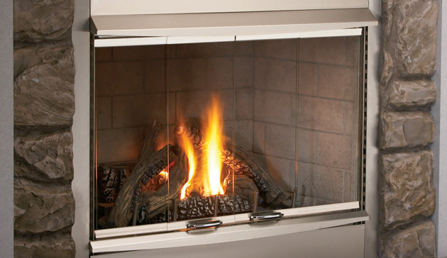 Superior Outdoor Complete Vent Free 36"/42" Fireplace with 28" Tall Opening by Superior - Superior - Ambient Home