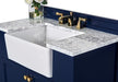 Ancerre Designs Adeline Bath Vanity with Marble Vanity Top in Carrara White with White Basin - Ancerre Designs - Ambient Home