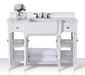 Ancerre Designs Adeline Bath Vanity with Marble Vanity Top in Carrara White with White Basin - Ancerre Designs - Ambient Home