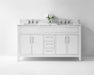 Ancerre Designs Aspen Vanity with Top in Carrara Marble with White Basin - Ancerre Designs - Ambient Home