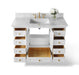 Ancerre Designs Audrey Vanity in White with Marble Vanity Top in White with White Basin - Ancerre Designs - Ambient Home