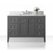 Ancerre Designs Maili Vanity with Marble Vanity Top in Carrara White with White Basin - Ancerre Designs - Ambient Home