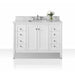 Ancerre Designs Shelton Vanity with Marble Vanity Top in Carrara White with White Basin - Ancerre Designs - Ambient Home