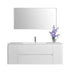 Ancerre Designs Gwyneth Vanity in White with Solid Surface Vanity Top in White with White Basin and Mirror - Ancerre Designs - Ambient Home