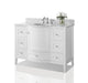 Ancerre Designs Lauren Vanity Marble Vanity Top in Carrara White with White Basin with Mirror - Ancerre Designs - Ambient Home