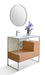 Ancerre Designs Tory Vanity in Natural Walnut with Solid Surface Vanity Top in White with White Basin and Mirror - Ancerre Designs - Ambient Home