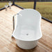 Legion Furniture WE6805 67 Inch White Acrylic Tub, No Faucet - Legion Furniture Tubs - Ambient Home
