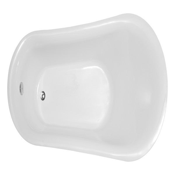 Legion Furniture WE6843 67 Inch White Acrylic Tub, No Faucet - Legion Furniture Tubs - Ambient Home