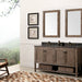 Legion Furniture 60 Inch Solid Wood Vanity in Brown with Moon Stone Top | WH5160-BR - Legion Furniture - Ambient Home