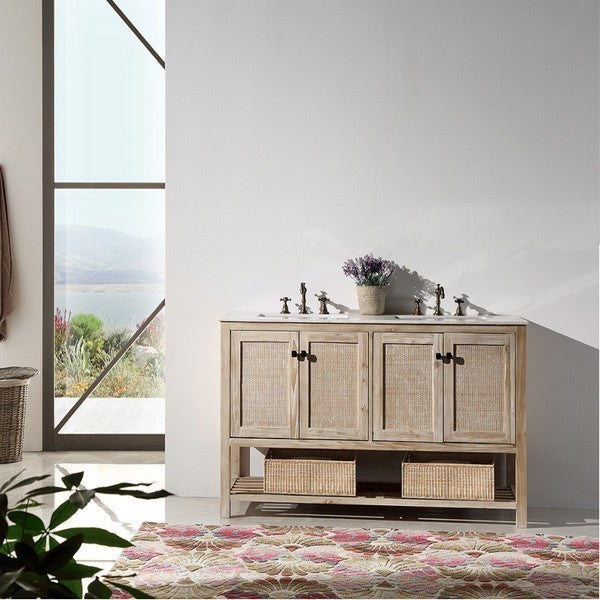 Legion Furniture 60 Inch Solid Wood Vanity | WH5160 - Legion Furniture - Ambient Home