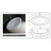 Legion Furniture WJ8615-W 74.8 Inch White Matt Solid Surface Tub, No Faucet - Legion Furniture Tubs - Ambient Home