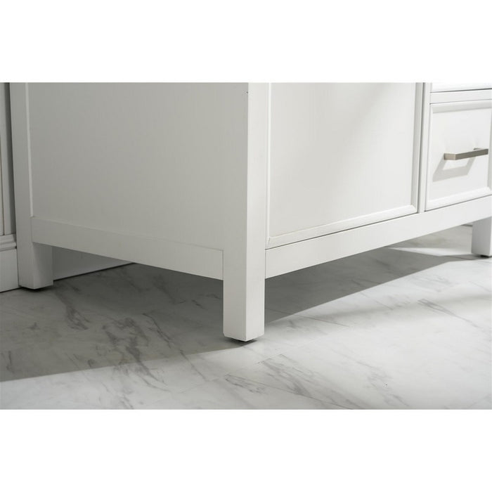 Legion Furniture WLF2136-W 36 Inch White Finish Sink Vanity Cabinet with Carrara White Top - Legion Furniture - Ambient Home