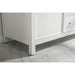 Legion Furniture WLF2154-W 54 Inch White Finish Double Sink Vanity Cabinet with Carrara White Top - Legion Furniture - Ambient Home