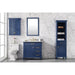 Legion Furniture WLF2236-B 36 Inch Blue Finish Sink Vanity Cabinet with Carrara White Top - Legion Furniture - Ambient Home