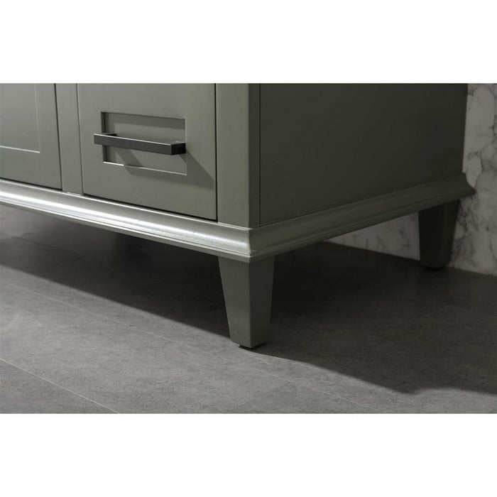 Legion Furniture WLF2236-PG 36 Inch Pewter Green Finish Sink Vanity Cabinet with Blue Lime Stone Top - Legion Furniture - Ambient Home