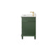 Legion Furniture WLF2236-VG 36 Inch Vogue Green Finish Sink Vanity Cabinet with Carrara White Top - Legion Furniture - Ambient Home