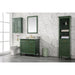 Legion Furniture WLF2236-VG 36 Inch Vogue Green Finish Sink Vanity Cabinet with Carrara White Top - Legion Furniture - Ambient Home