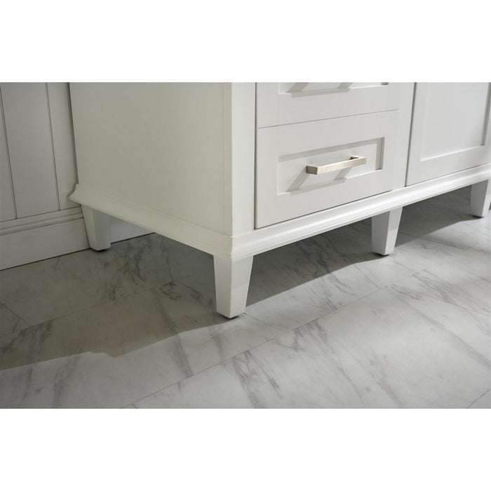 Legion Furniture WLF2260S-W 60 Inch White Finish Single Sink Vanity Cabinet with Carrara White Top - Legion Furniture - Ambient Home