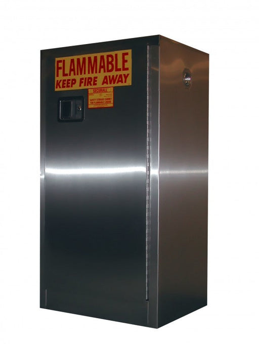 Securall  A305-SS - Stainless Steel Flammable Storage Cabinet - 12 Gal. Storage Capacity - Securall - Ambient Home