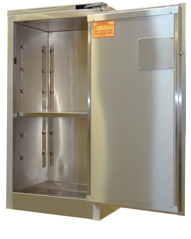 Securall  A305-SS - Stainless Steel Flammable Storage Cabinet - 12 Gal. Storage Capacity - Securall - Ambient Home