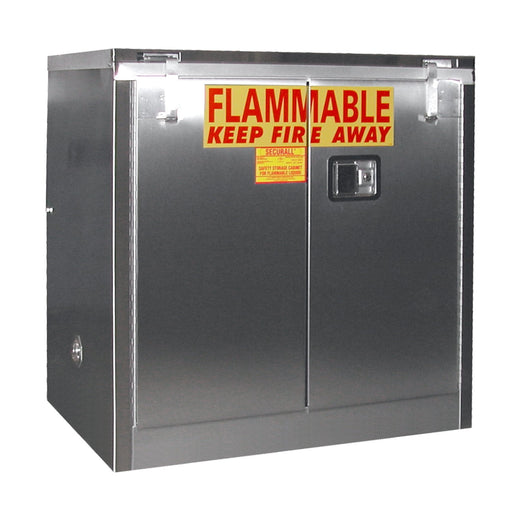 Securall  A331-SS - Stainless Steel Flammable Storage Cabinet - 30 Gal. Storage Capacity - Securall - Ambient Home