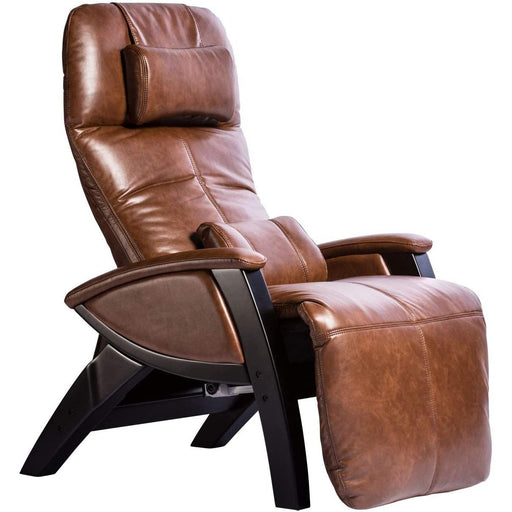 Svago ZGR Plus Cognac/ Black Wood Zero Gravity Recliner (SV395-86-BL) - Svago - Ambient Home