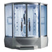 Mesa WS-608A Steam Shower with Jetted Tub (63"L x 63"W x 85"H) - Mesa - Ambient Home