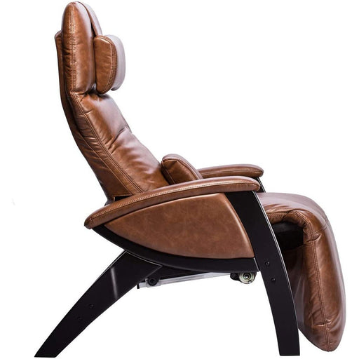 Svago ZGR Plus Cognac/ Black Wood Zero Gravity Recliner (SV395-86-BL) - Svago - Ambient Home