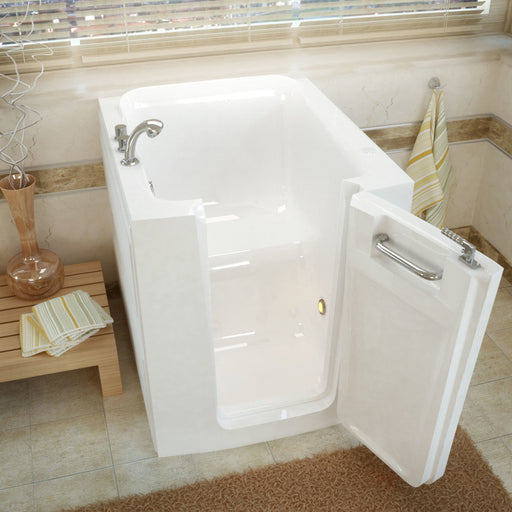 MediTub 3238 Walk-In-Tub 32 x 38 White Bathtub, Whirpool & Air Jets Add-Ons - MediTub - Ambient Home