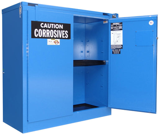 Securall  C330 - Acid/Corrosive Storage Cabinet - 30 Gal. Self-Close, Self-Latch Safe-T-Door - Securall - Ambient Home