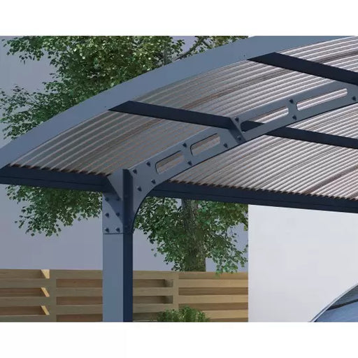 Palram - Canopia Arizona Wave Double Carport Arch-Style HG9103 - Palram - Ambient Home