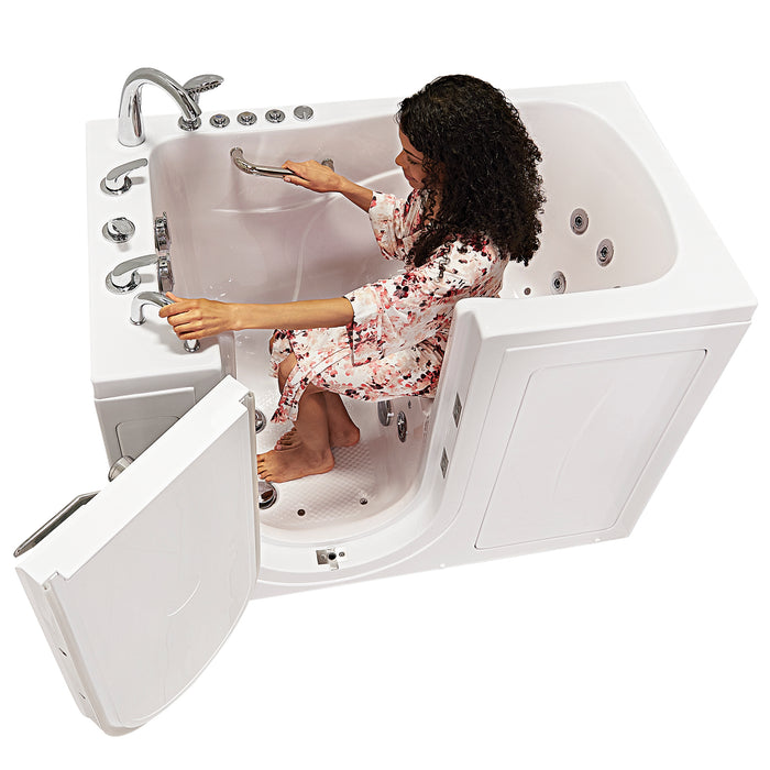 Ella's Bubbles Capri – Acrylic Outward Swing Door Walk-In Bathtub (29.5″W x 52″L) - Ella's Bubbles - Ambient Home