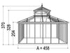 Exaco Janssens Cathedral Victorian Orangerie Greenhouse with Large Cupola - Exaco - Ambient Home