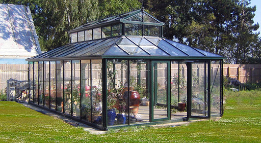 Exaco Janssens Cathedral Victorian Orangerie Greenhouse with Large Cupola - Exaco - Ambient Home