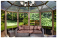 Gazebo Penguin Florence Solarium 4-Season Sunroom Kit / Patio Gazebo with Polycarbonate Roof - Gazebo Penguin - Ambient Home