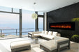 Modern Flames AL100CLX2G Mount/Built-In Electric Fireplace with Black Glass Front, 100-Inch - Modern Flames - Ambient Home