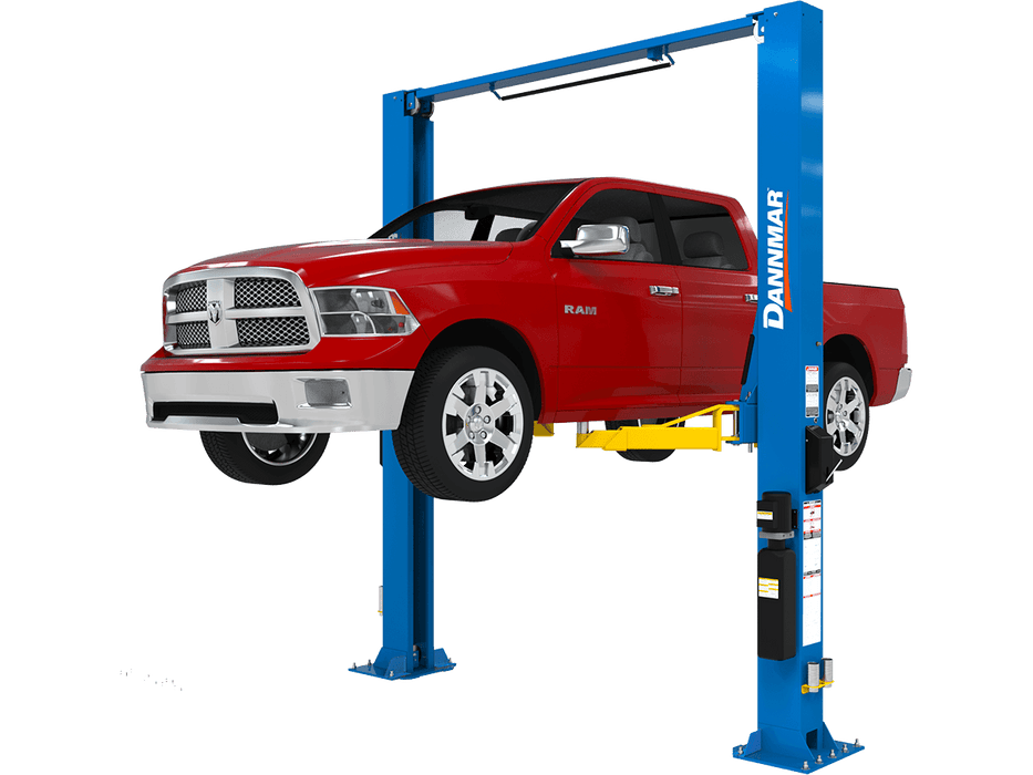 Dannmar D2-12C 12,000-lbs. Capacity Heavy-Duty Two-Post Lift / Symmetric Clearfloor / Triple-Telescoping Arms - Dannmar - Ambient Home