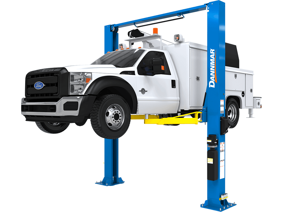 Dannmar D2-15C 15,000-lbs. Capacity Heavy-Duty Two-Post Lift / Symmetric Clearfloor / Triple-Telescoping Arms - Dannmar - Ambient Home