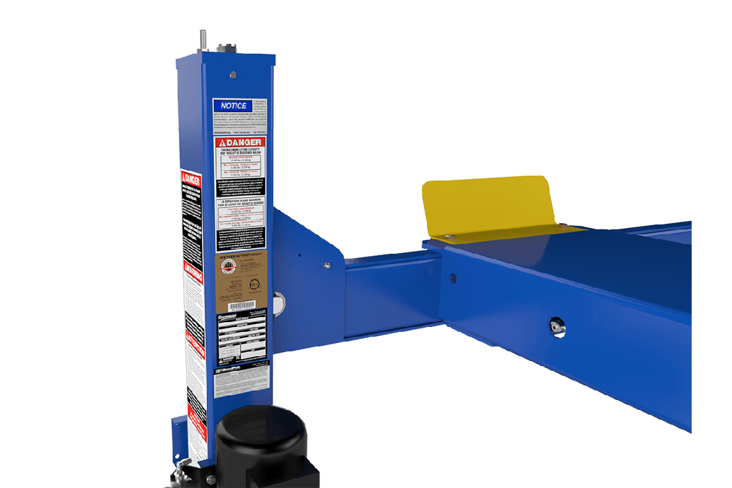 Dannmar 9,000-lbs. Capacity Four-Post Lift / High Rise, Extended Length / Includes Caster Kit, Drip Trays, and Aluminum Ramps - Dannmar - Ambient Home