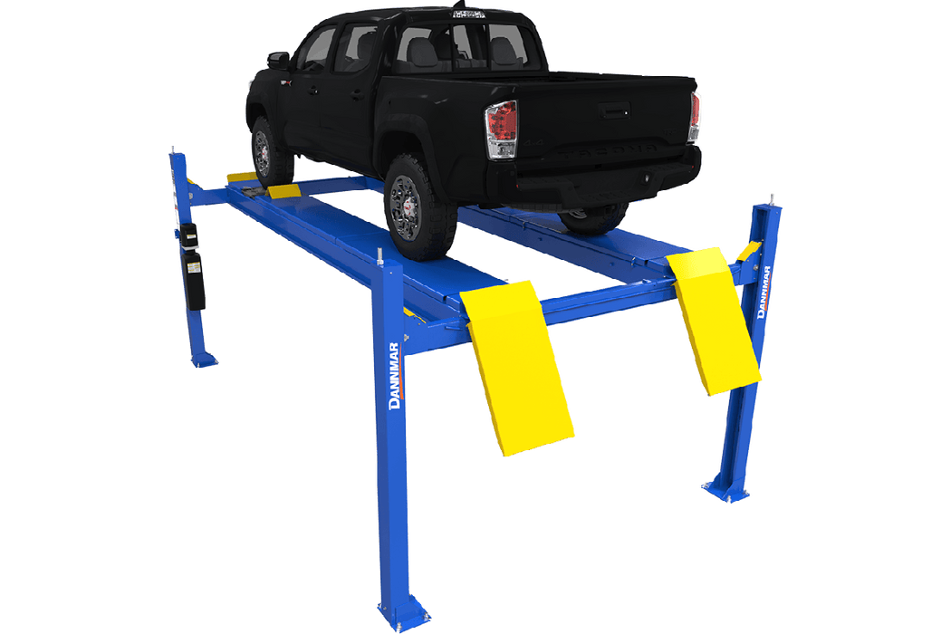 Dannmar D4-12A 12,000-lbs. Capacity Alignment Four-Post Lift / Includes Slip Plates and Turnplates - Dannmar - Ambient Home