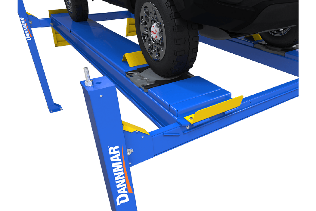 Dannmar D4-12A 12,000-lbs. Capacity Alignment Four-Post Lift / Includes Slip Plates and Turnplates - Dannmar - Ambient Home