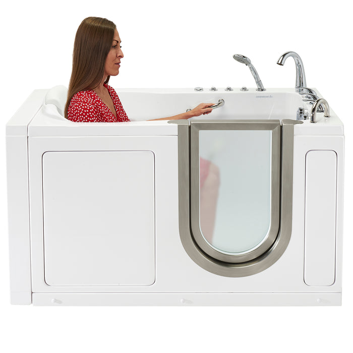 Ella's Bubbles Deluxe - Acrylic Inward Swinging Door Walk-In Tub (29.5″W x 55″L) - Ella's Bubbles - Ambient Home