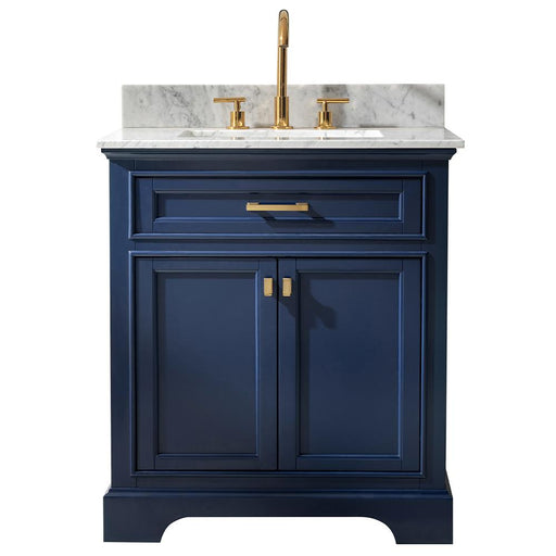 Design Element Milano 30" Single Sink Vanity in Blue Finish ML-30-BLU - Design Element - Ambient Home