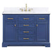 Design Element Milano 48" Single Sink Vanity in Blue Finish ML-48-BLU - Design Element - Ambient Home