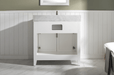 Design Element Burbank 36" Single Vanity in White Finish BK-36-WT - Design Element - Ambient Home