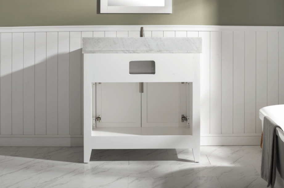 Design Element Burbank 36" Single Vanity in White Finish BK-36-WT - Design Element - Ambient Home