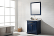 Design Element Milano 30" Single Sink Vanity in Blue Finish ML-30-BLU - Design Element - Ambient Home