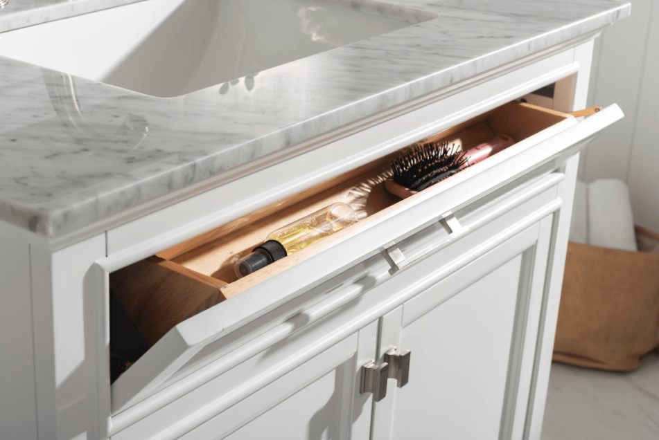 Design Element Milano 36" Single Sink Vanity in White Finish ML-36-WT - Design Element - Ambient Home