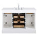 Design Element Milano 48" Single Sink Vanity in White Finish ML-48-WT - Design Element - Ambient Home