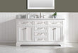 Design Element Milano 60" Single Sink Vanity in White Finish ML-60S-WT - Design Element - Ambient Home